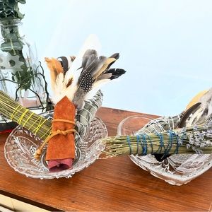 Custom Made Feather Fan for Smoke Cleansing